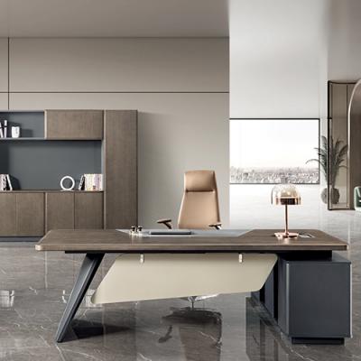 ML-D0124A Executive Table  and ML-S0128 File cabinet 