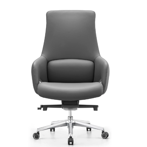 PY-08 Gray High Back Gray Mid Back + Brown High Back Brown Mid Back Leather Office Chair - Image 7