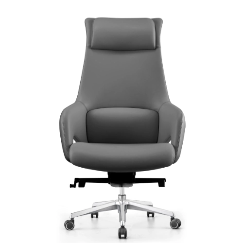 PY-08 Gray High Back Gray Mid Back + Brown High Back Brown Mid Back Leather Office Chair - Image 5