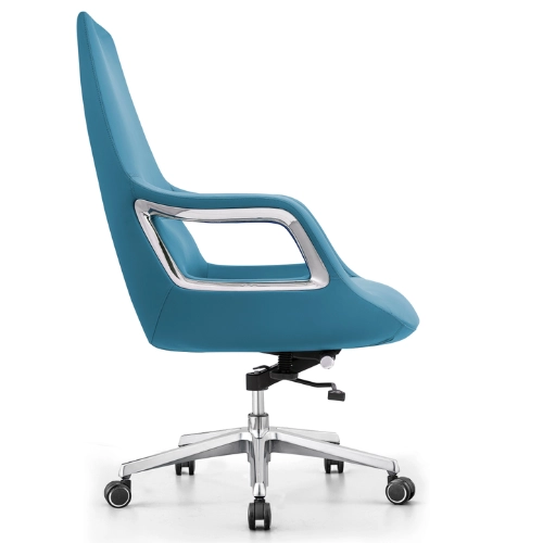 PY-18 Blue High Back + Mid Back -Leather Office Chair - Image 7