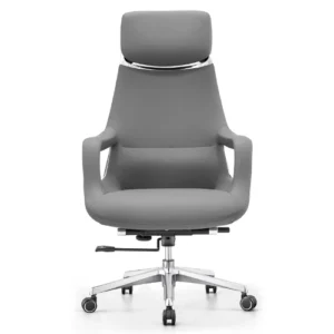 PY-18 Gray High Back + Mid Back-Leather Office Chair