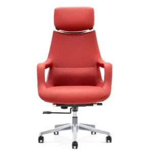 PY-18 Red High Back + Mid Back-Leather Office Chair